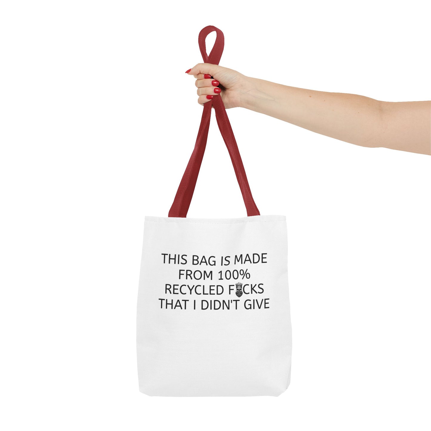 "100% Recycled F*cks" Tote Bag