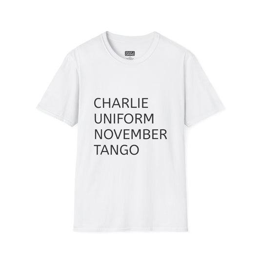 "Charlie Uniform November Tango" T-Shirt