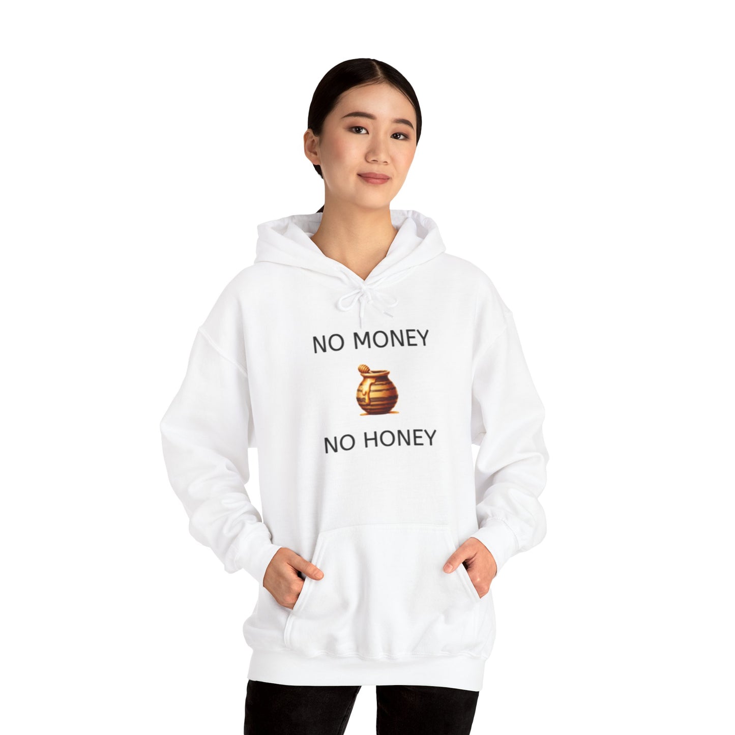 "No Money No Honey" Unisex Heavy Hoodie