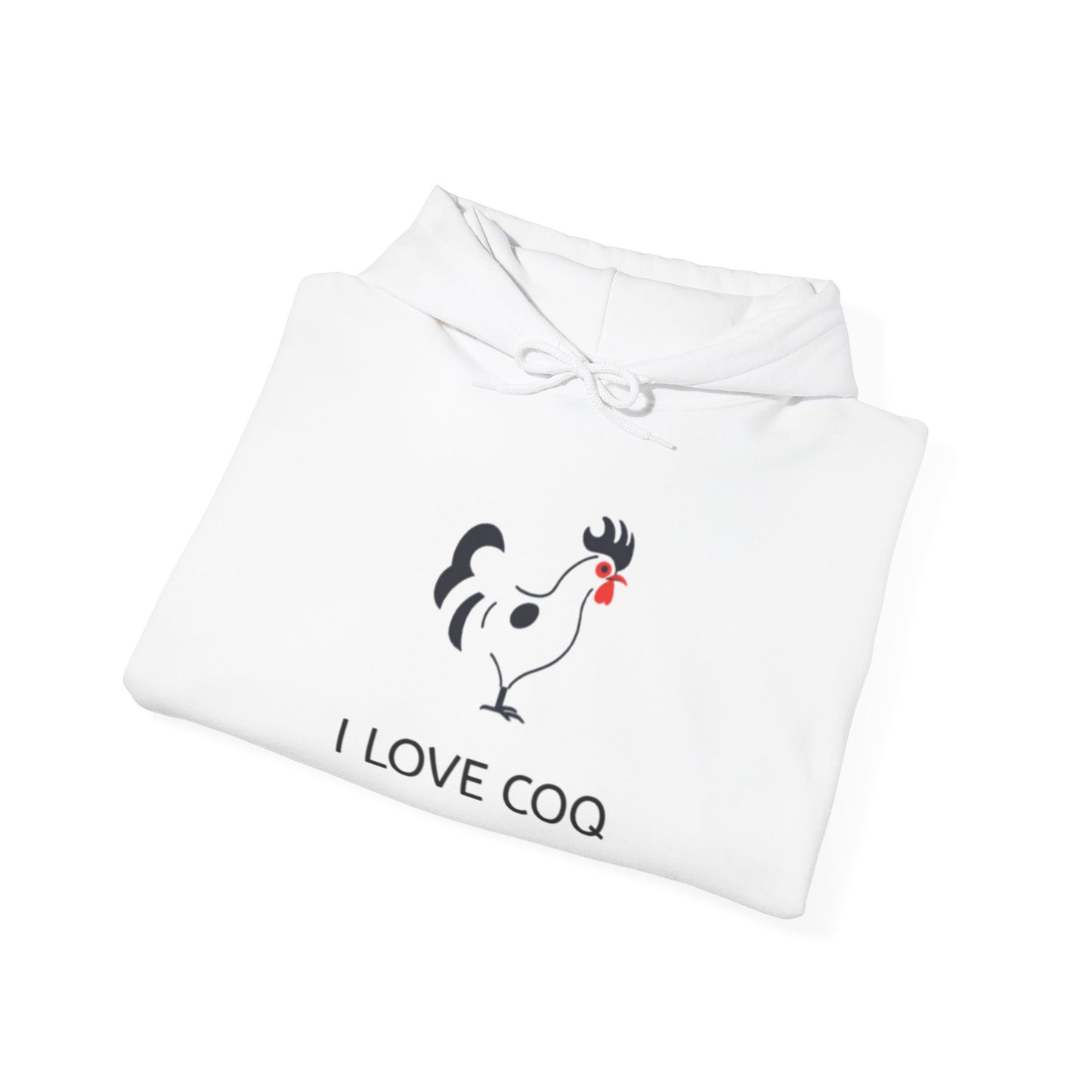 "I Love Coq" Unisex Heavy Hoodie