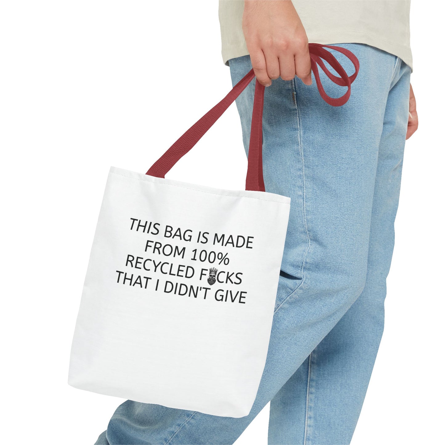 "100% Recycled F*cks" Tote Bag