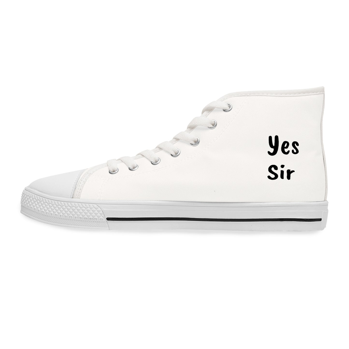 "Yes Sir" Women's High Top Sneakers