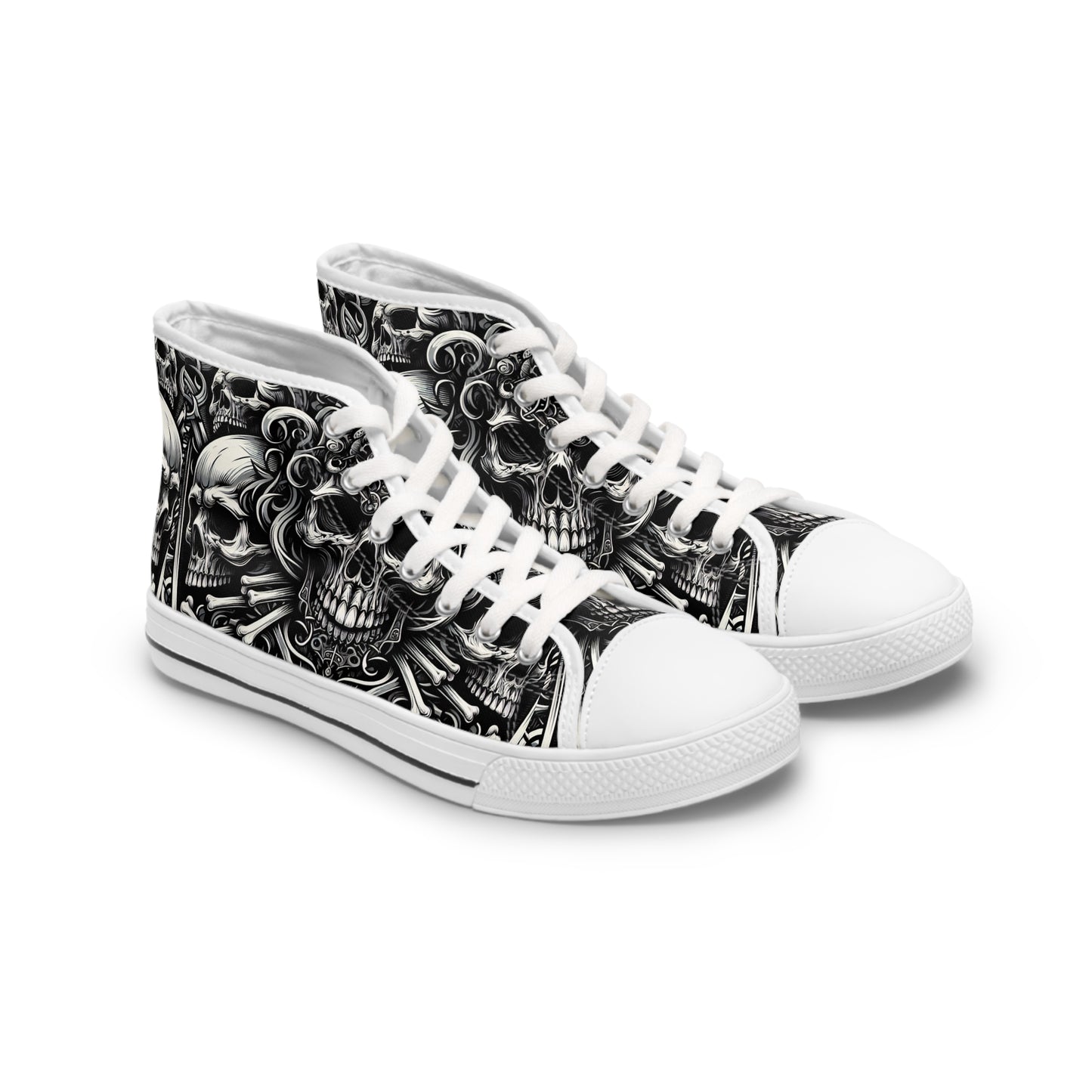 Gothic Skull High Tops - Women