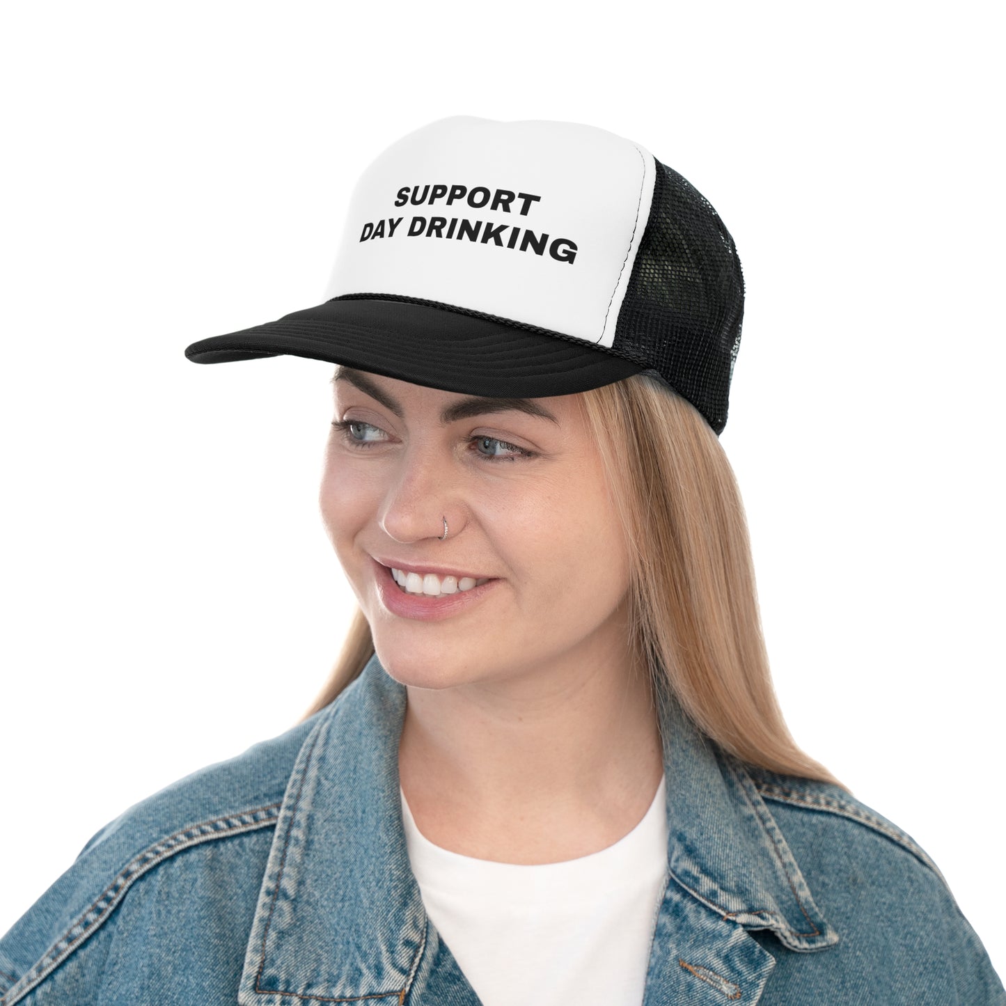 "Support Day Drinking" Trucker Cap