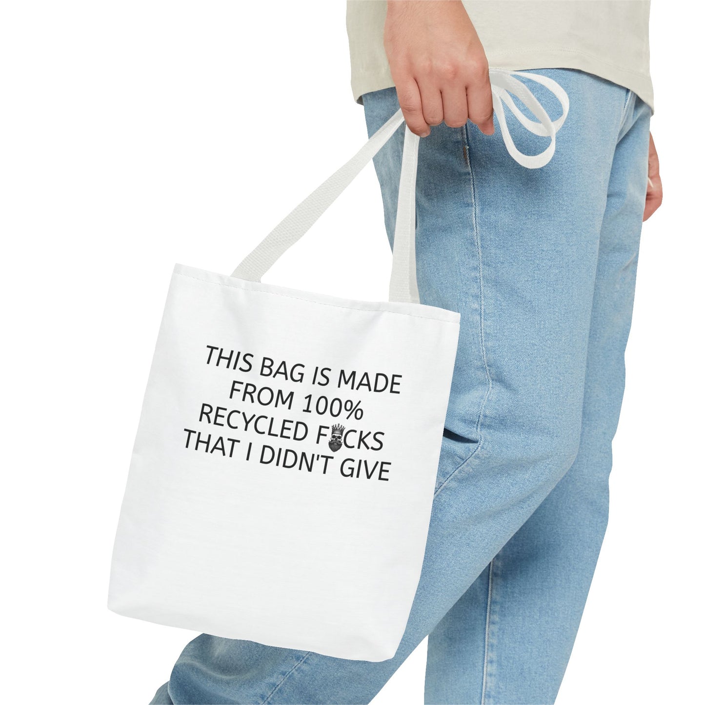 "100% Recycled F*cks" Tote Bag