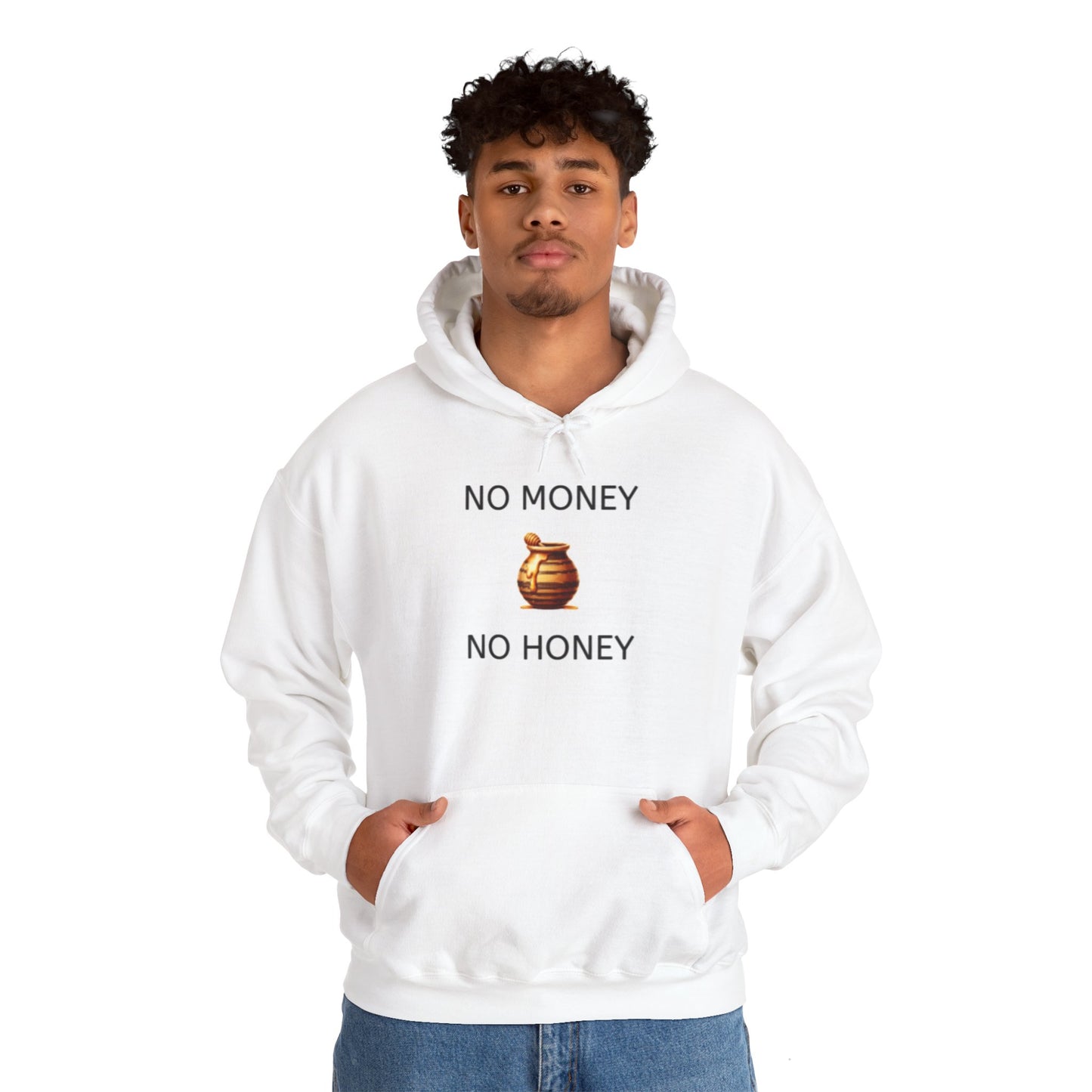 "No Money No Honey" Unisex Heavy Hoodie