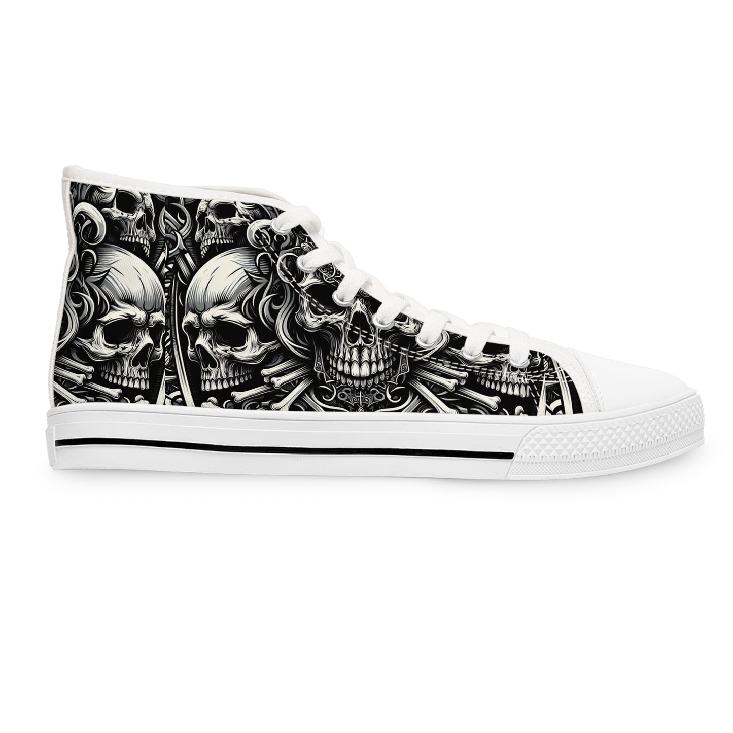 Gothic Skull High Tops - Women