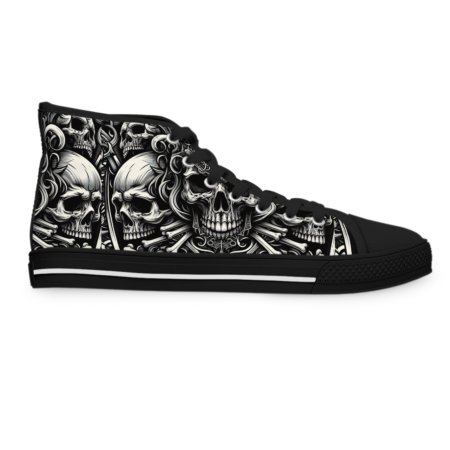 Gothic Skull High Tops - Women